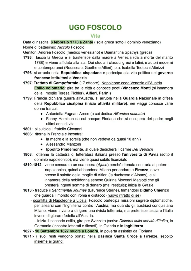 foscolo